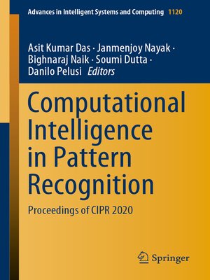 cover image of Computational Intelligence in Pattern Recognition